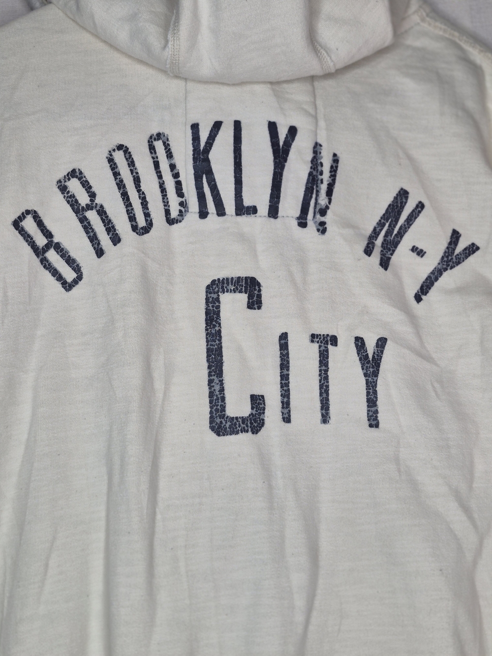 Kids' White 'Brooklyn City' Hooded Top
